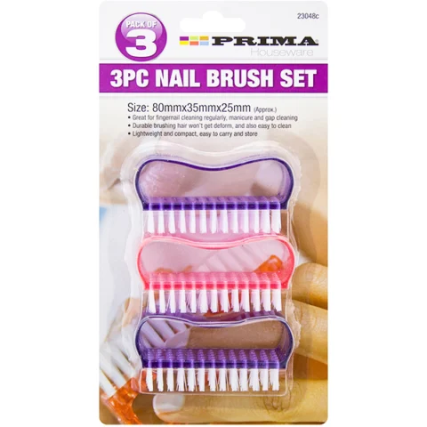 Prima Nail Brush Set 3pc