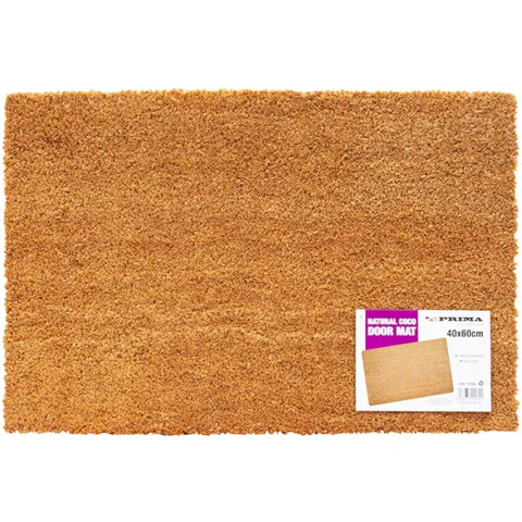 Prima Natural Coco Door Mat 40 X 60cm