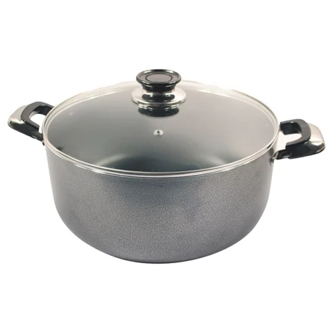 Prima Non-Stick Casserole Saucepan With Glass Lid 20cm