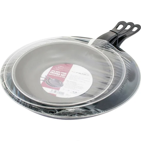 Prima Non-Stick Frypan Set Assorted Sizes 3pc