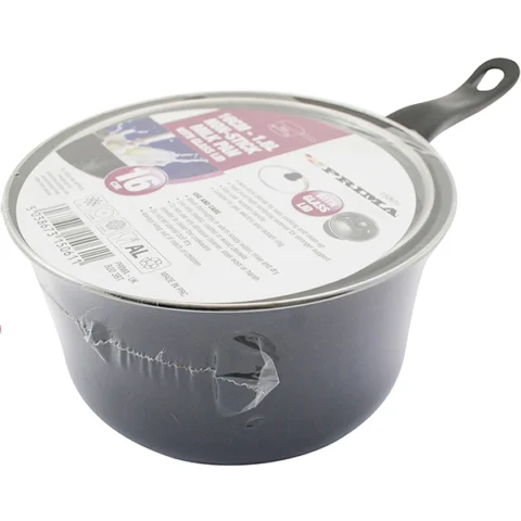 Prima Non-Stick Milk Pan With Glass Lid 16cm 1.8l