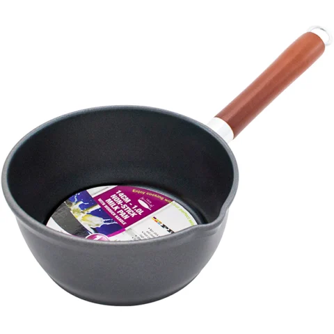 Prima Non-Stick Wooden Handle Milk Pan 14cm 1l