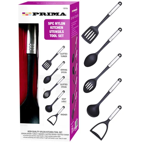 Prima Nylon Kitchen Utensils Tool Set 5pc