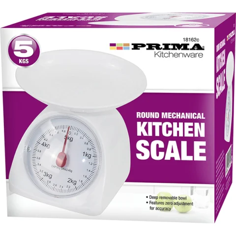 Prima Round Mechanical Kitchen Scale 5kg