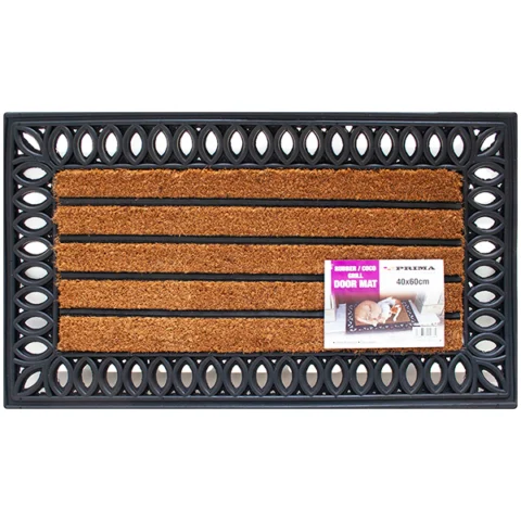 Prima Rubber & Coco Grill Door Mat 40 X 60cm