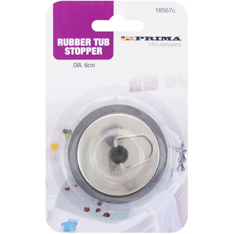 Prima Rubber Tub Stopper 6cm