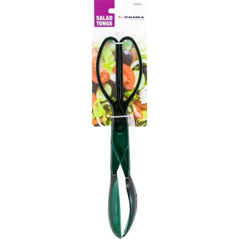 Prima Salad Tongs Black/Green