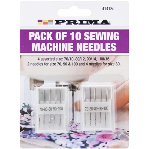 Prima Sewing Machine Needles Set 10pc