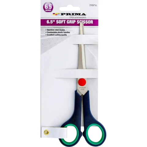 Prima Soft Grip Stainless Steel Scissors 6.5"