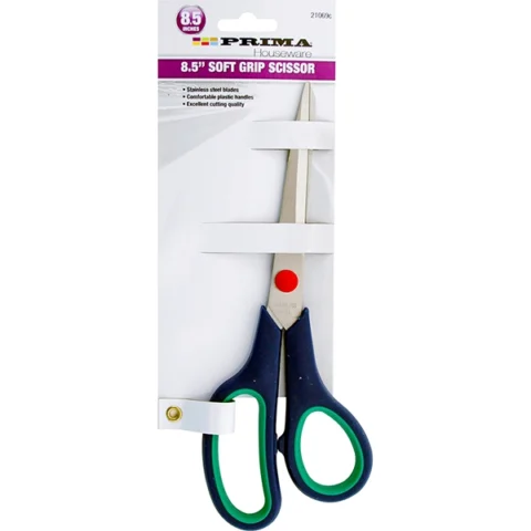 Prima Soft Grip Stainless Steel Scissors 8.5"