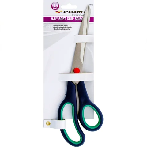 Prima Soft Grip Stainless Steel Scissors 9.5"