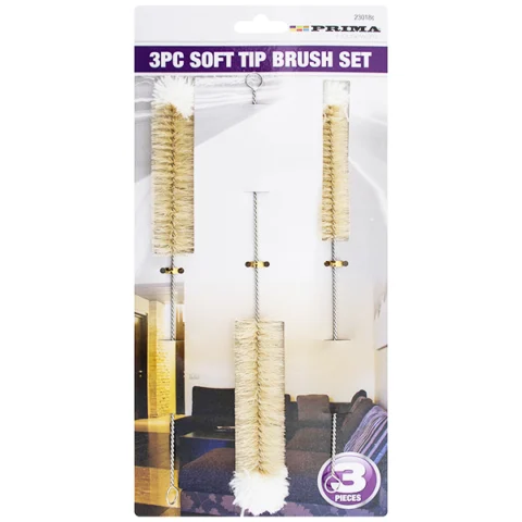 Prima Soft Tip Brush Set 3pc