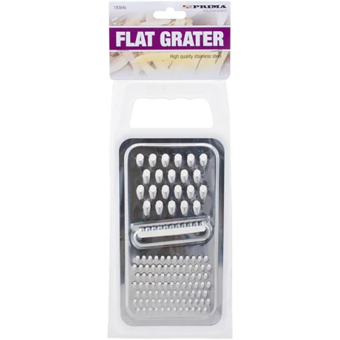 Prima Stainless Steel 3-In-1 Flat Grater