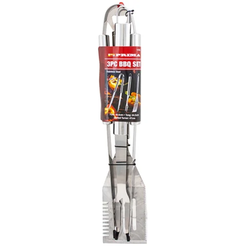 Prima Stainless Steel BBQ Utensil Set 3pc
