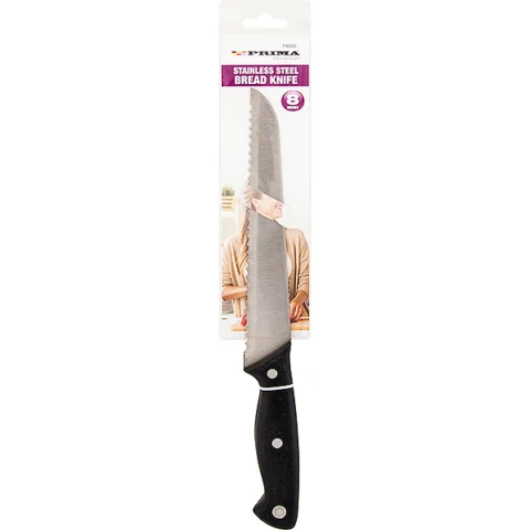 Prima Stainless Steel Bread Knife 8"