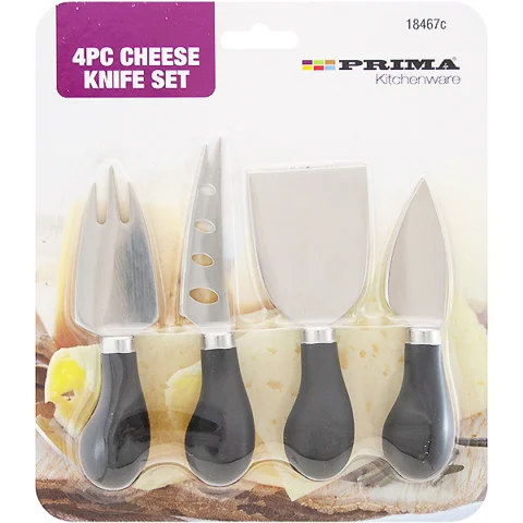 Prima Stainless Steel Cheese Knife Set 4pc