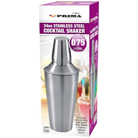 Prima Stainless Steel Cocktail Shaker 0.75l