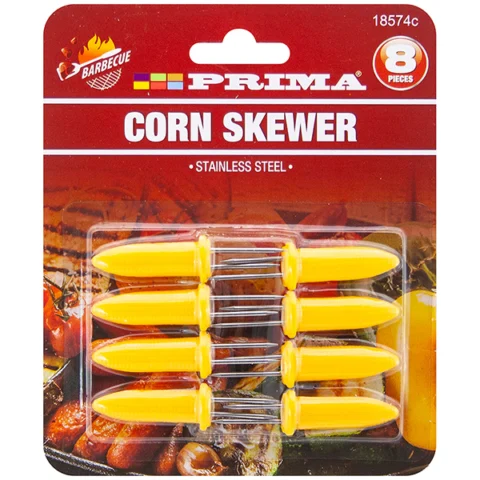 Prima Stainless Steel Corn Skewer 8 Pack