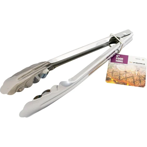 Prima Stainless Steel Food Tong 9"