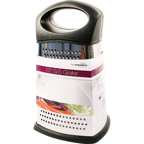 Prima Stainless Steel Four-Sided Grater 10"