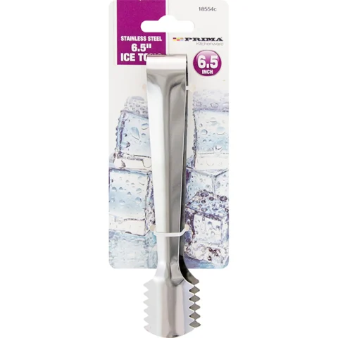Prima Stainless Steel Ice Tongs 6.5"