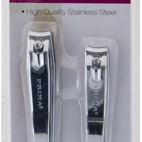 Prima Stainless Steel Nail Clipper Set 2 pc