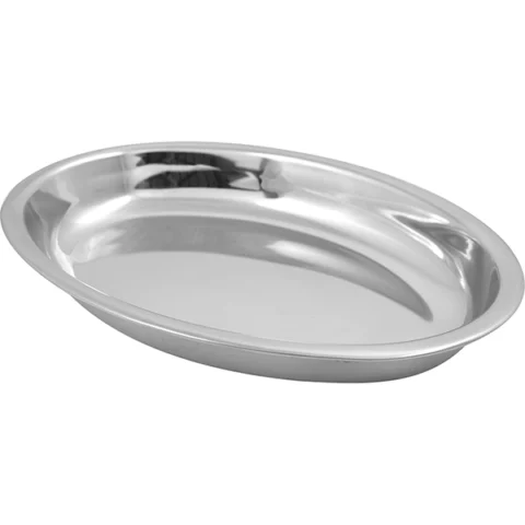 Prima Stainless Steel Oval Bowl 30cm