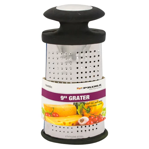 Prima Stainless Steel Oval Grater 9"