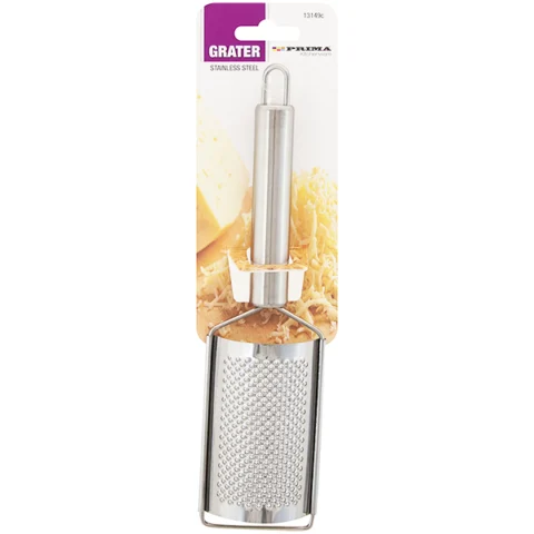 Prima Stainless Steel Oval Hand Grater 8.8cm X 5.7cm