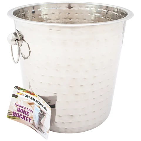 Prima Stainless Steel Ring Knob Dotted Wine Bucket