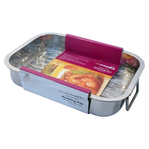 Prima Stainless Steel Roasting Pan With Rack 27cm X 20cm