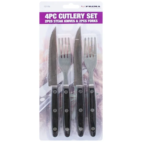 Prima Stainless Steel Steak Cutlery Set 4 pc