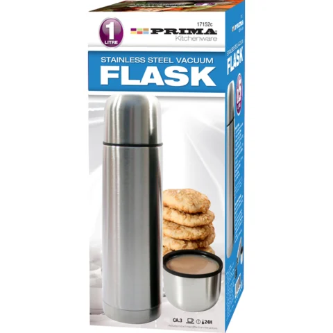 Prima Stainless Steel Vacuum Flask 1l