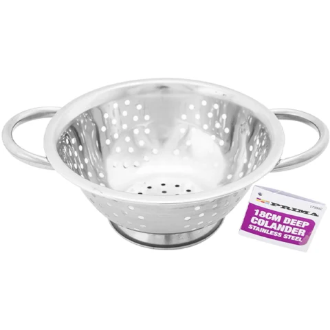 Prima Two Handle Deep Colander 18cm