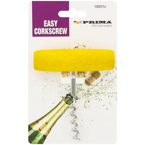Prima Wood Handle Easy Corkscrew