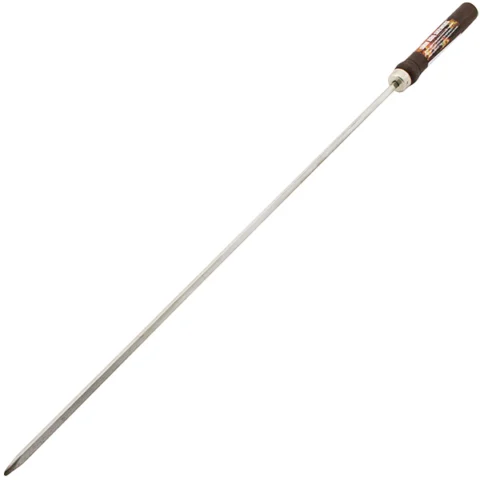 Prima Wooden Handle Stainless Steel BBQ Skewer 5mm