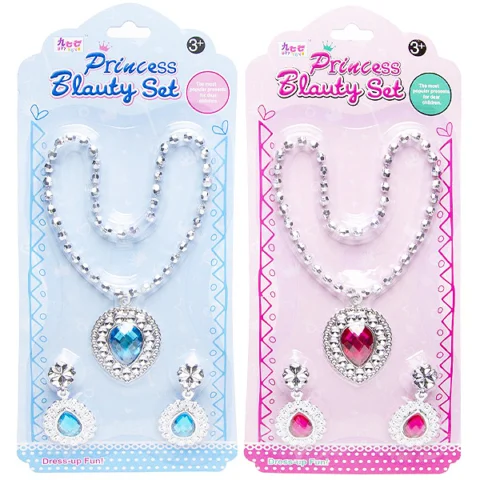 Princess Beauty Jewellery Set 3pc Assorted Colours