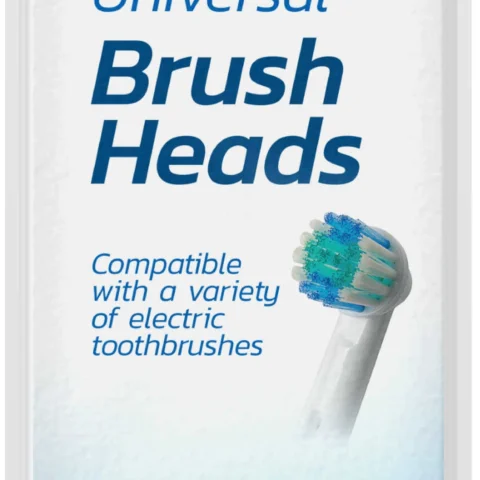 Pristine Gleam Universal Power Toothbrush Heads 2 Pack
