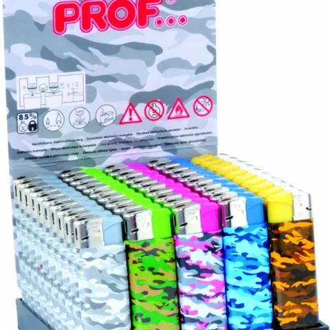 Prof Harmony Camouflage Electronic Refillable Lighter