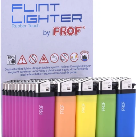 Prof Trendy Rubber Disposable Lighters