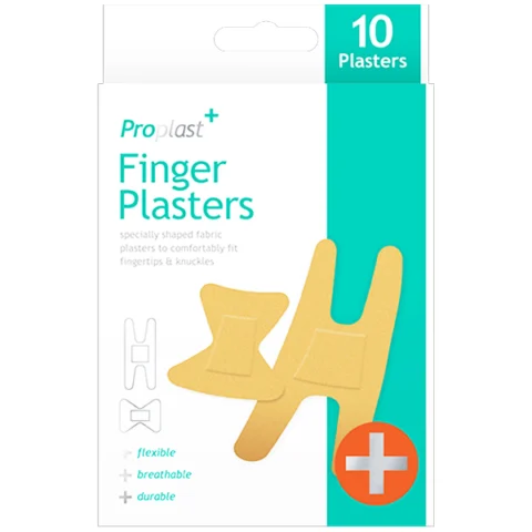Proplast Finger Plasters 10 Pack