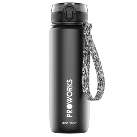 Proworks Leakproof Sports Water Bottle Black 1l