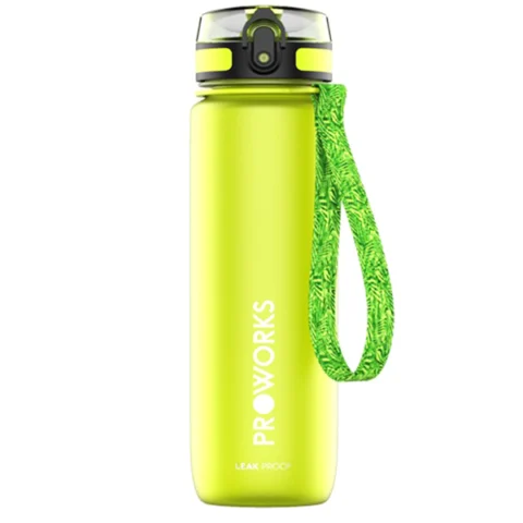 Proworks Leakproof Sports Water Bottle Green 1l