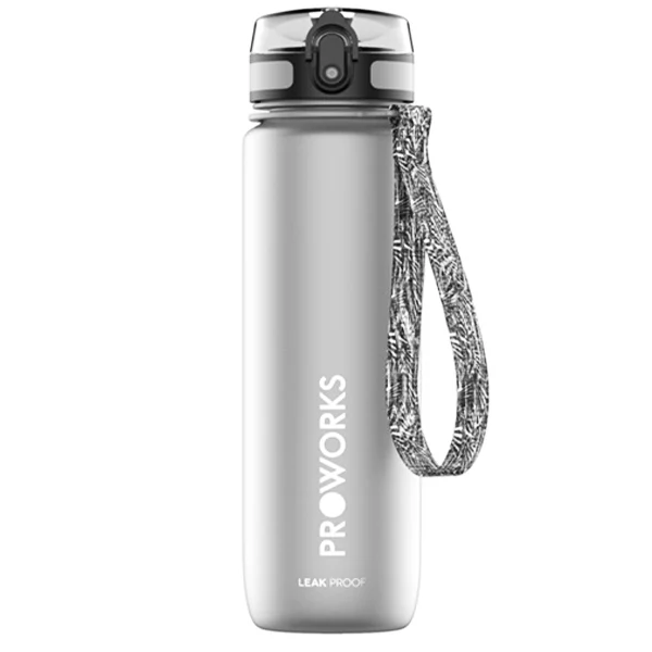 Proworks Leakproof Sports Water Bottle Grey 1l