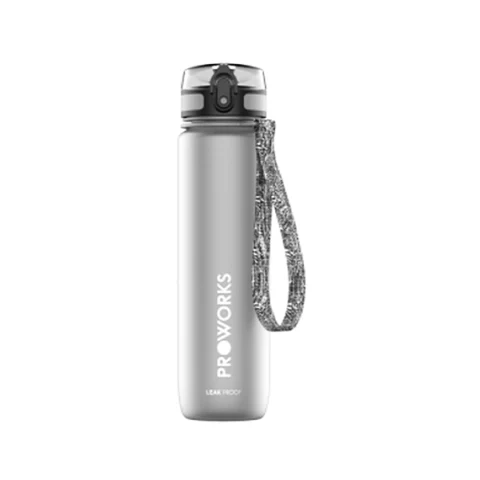 Proworks Leakproof Sports Water Bottle Grey 500ml