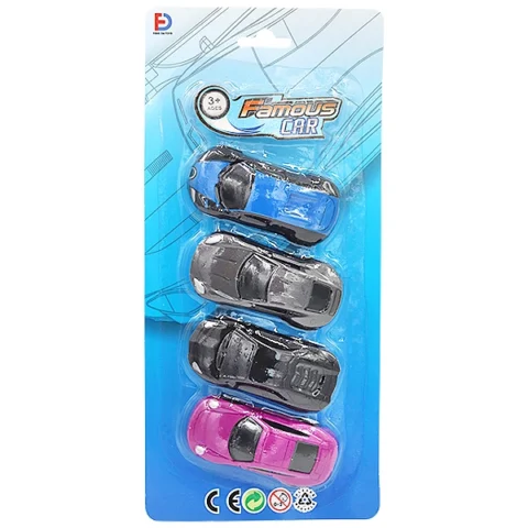 Pull-Back Supercars 4pc