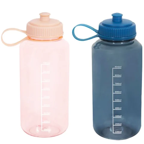 Pull-Up Sipper Sports Water Bottle 1L Assorted Colours