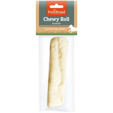 Pure Breed Rawhide Chewy Roll Dog Treat