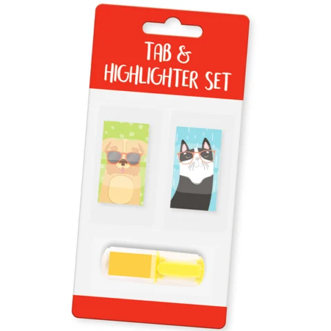 Purrfect Pets Tab & Highlighter Pet Set