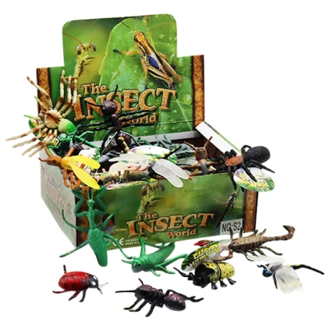 PVC Insects In Box 12 Assorted 48pc